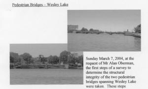 Report on Wesley Lake Bridges