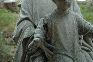 Statue repair Mt St Mary Academy, Watchung NJ